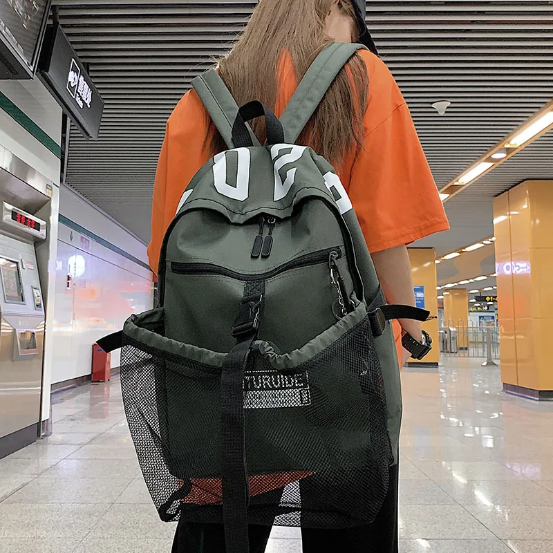 2023  New Trend Backpack Basketball Bag Men's Casual Sports Backpack Fashion College Student School Bag