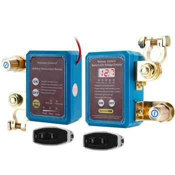 Otomobil Aküsü Uzaktan Bağlantı Kesme Anahtarı 12 V Güç Kesme Anahtarı Güç Anahtarı Anti-kaçak Kaçak Koruma Cihazı