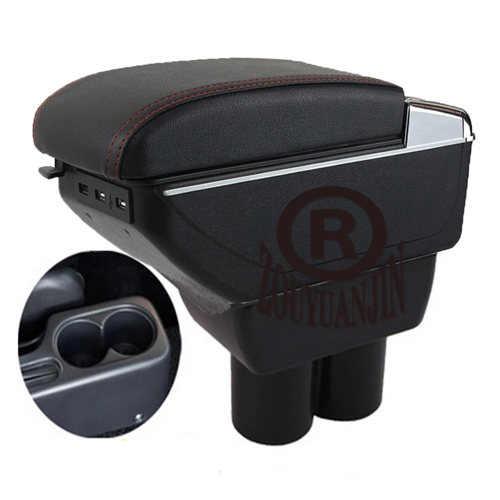 For Suzuki Jimny Armrest Box Central Content Interior Elbow Arm Rest Storage Car-styling with USB Cup Holder