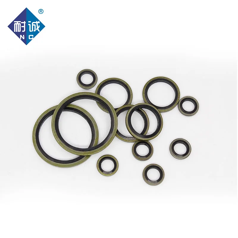 Gasket Metal Carbon Steel Bonded Washer Nylon Copper Stainless Steel  PTFE Water pipe faucet gasket washer seal mesh filter