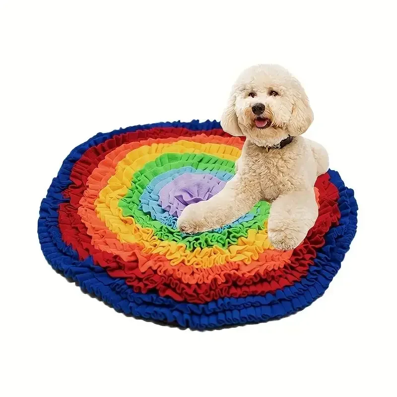 Pet Dog Snuffle Mat Nose Smell Training Sniffing Pad Dog Puzzle Toy Slow Feeding Bowl Food Dispenser Carpet Washable Dog toys