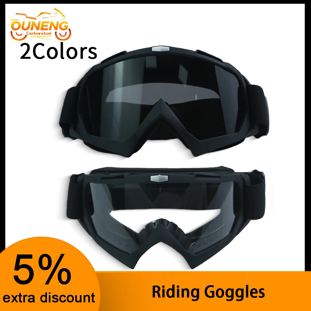 Vintage Motocross Goggles For Men Winter Anti Fog Windproof Motorbike MX Helmet Goggles Ski Cycling Tactical Safety Glasses