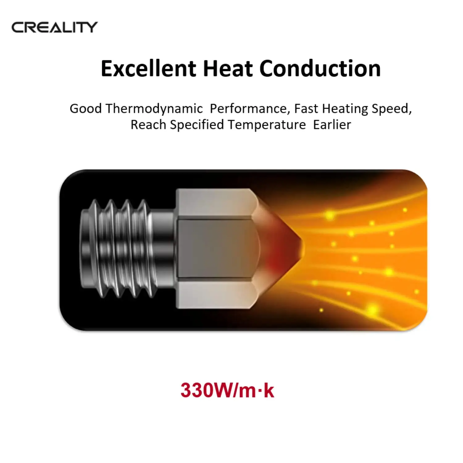 CREALITY 고속 노즐 0.4mm/0.6mm 스파이더 고온/속도 핫 엔드 키트, 합금 스 로트 튜브 3D 프린터 부품 포함