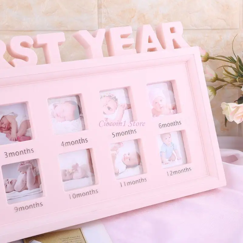 

Y1UB Новорожденный ребенок-посадки на память 0-12 месяцев первого курса фото-картинки фотообразные сувениры держат детей растут