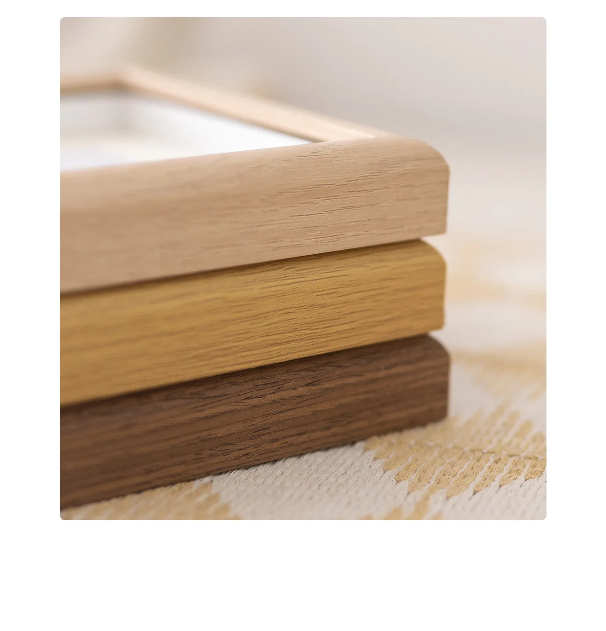Nordic Wooden Picture Frame Creative Desktop Holder