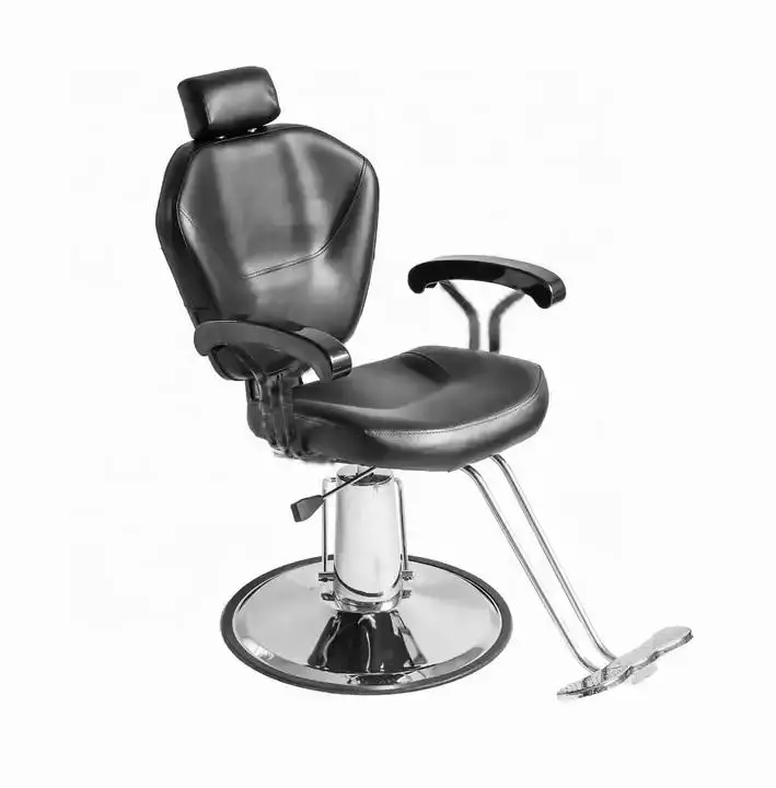 China factory wholesale barber shop chair latest luxury stainless steel barber chair