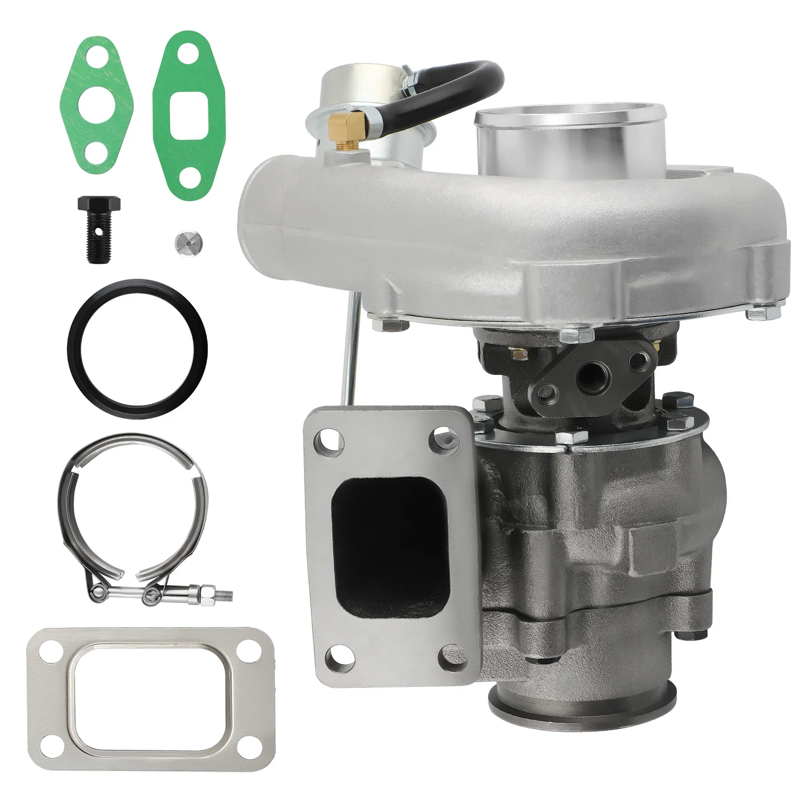 Brand New Oil Cooled T3 Flange Universal Turbo Turbo Chargers For 4 / 6 Cylinder Engine For 1.5L- 2.5L Engine