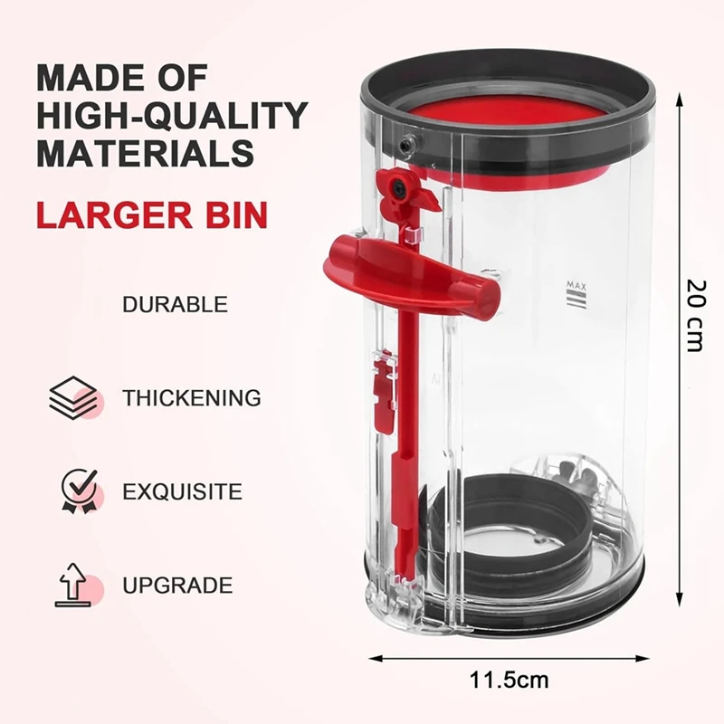 Сменные детали для пылесборника MAKE — для Dyson-V10-SV12 — аксессуары для пылесоса — пылесборник-ведро с отверткой