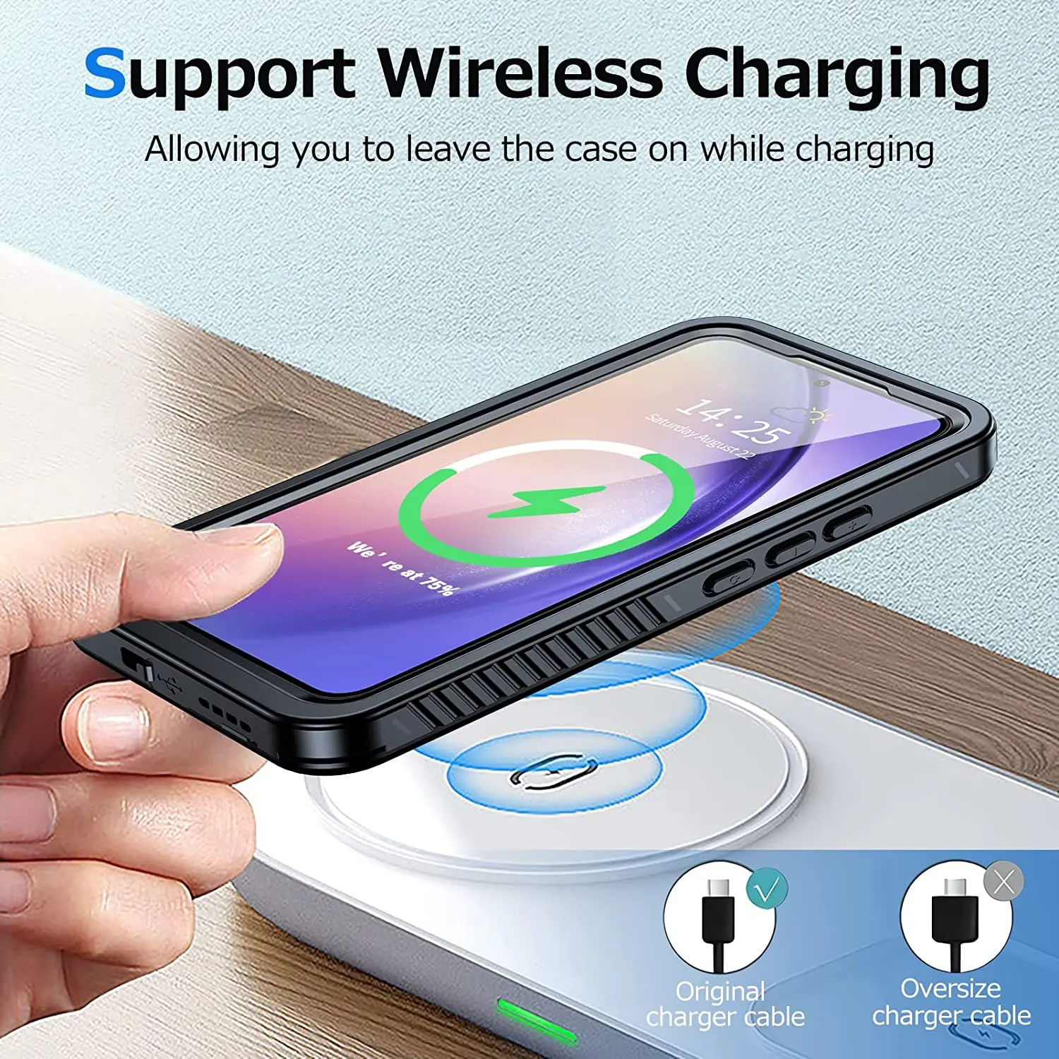 ShellBox IP68 Waterproof Case for Samsung Galaxy A54 Shockproof Heavy Duty Defender Cover Diving Case