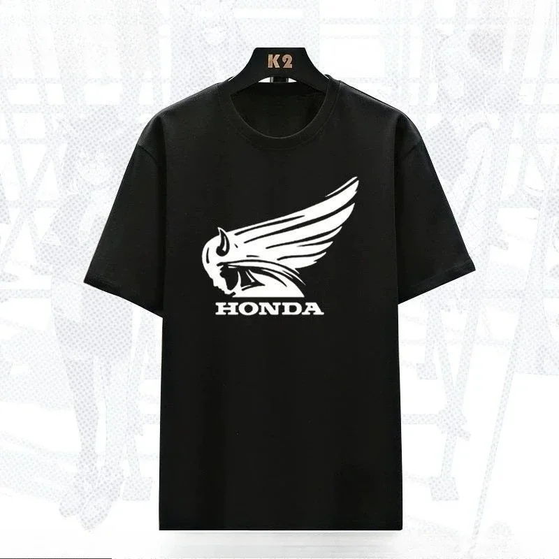 

Honda Men's and Women's T-Shirts CBR Non-Double Gold Wing Motorcycle Motorcycle Racing Peripheral Summer Trend Short Sleeves