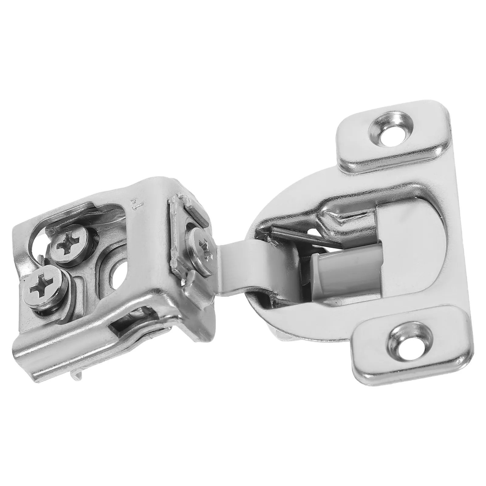 1Set Stainless Steel Soft Close Cabinet Hinges Full Overlay Concealed Damping Hinge for Kitchen Cabinets Frameless Framed Doors
