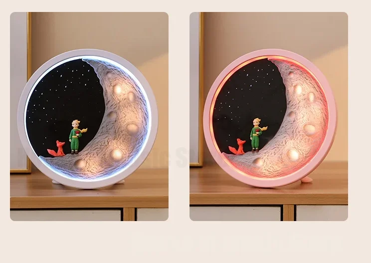 Little Prince Wireless Bluetooth Speaker Bedside Decoration Lamp Sound System 360Stereo wireless subwoofer Creative Gift Speaker