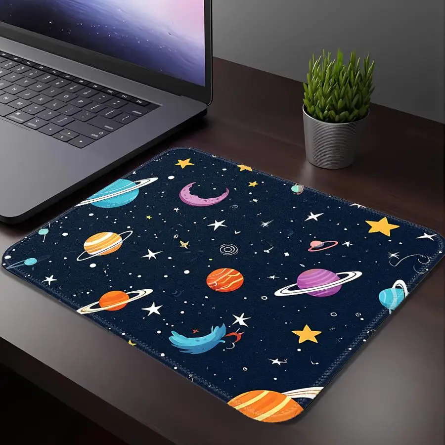 Mouse Pad office Pad Desk accessories Computer Laptop Pad Game Console Pad Keyboard Mouse Pad Anti slip Starry Sky Cosmic