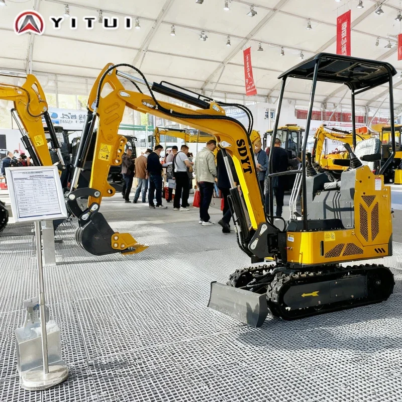 

1.5-Ton Cab Customized Household Mini Excavator Kubota /Koop Engine Free Delivery For Winter Insulation In Gardens And Farms