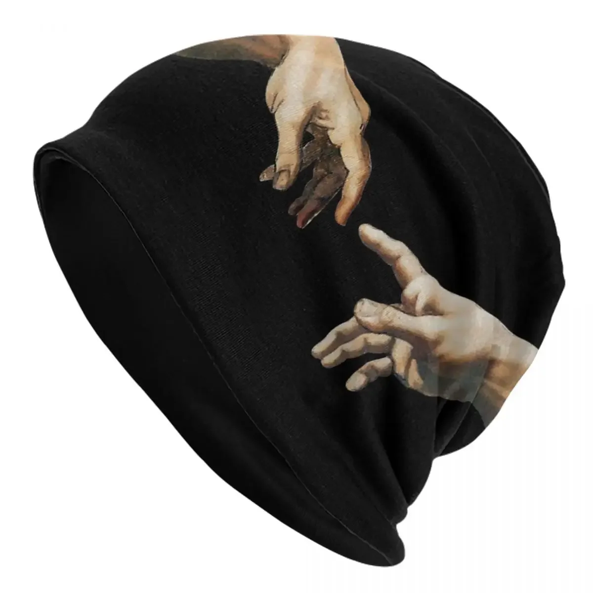 

The Creation Of Adam Bonnet Hats Casual Outdoor Skullies Beanies Hats for Men Women Knitted Hat Warm Dual-use Caps