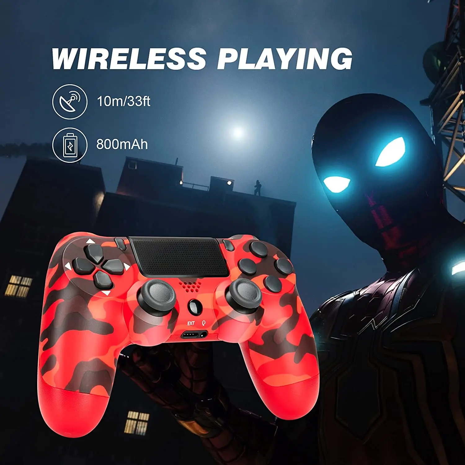 For SONY PS4/Slim/Pro Wireless Controller Support Bluetooth Wireless Gamepad for PlayStation4 Joystick Console for PC/Android