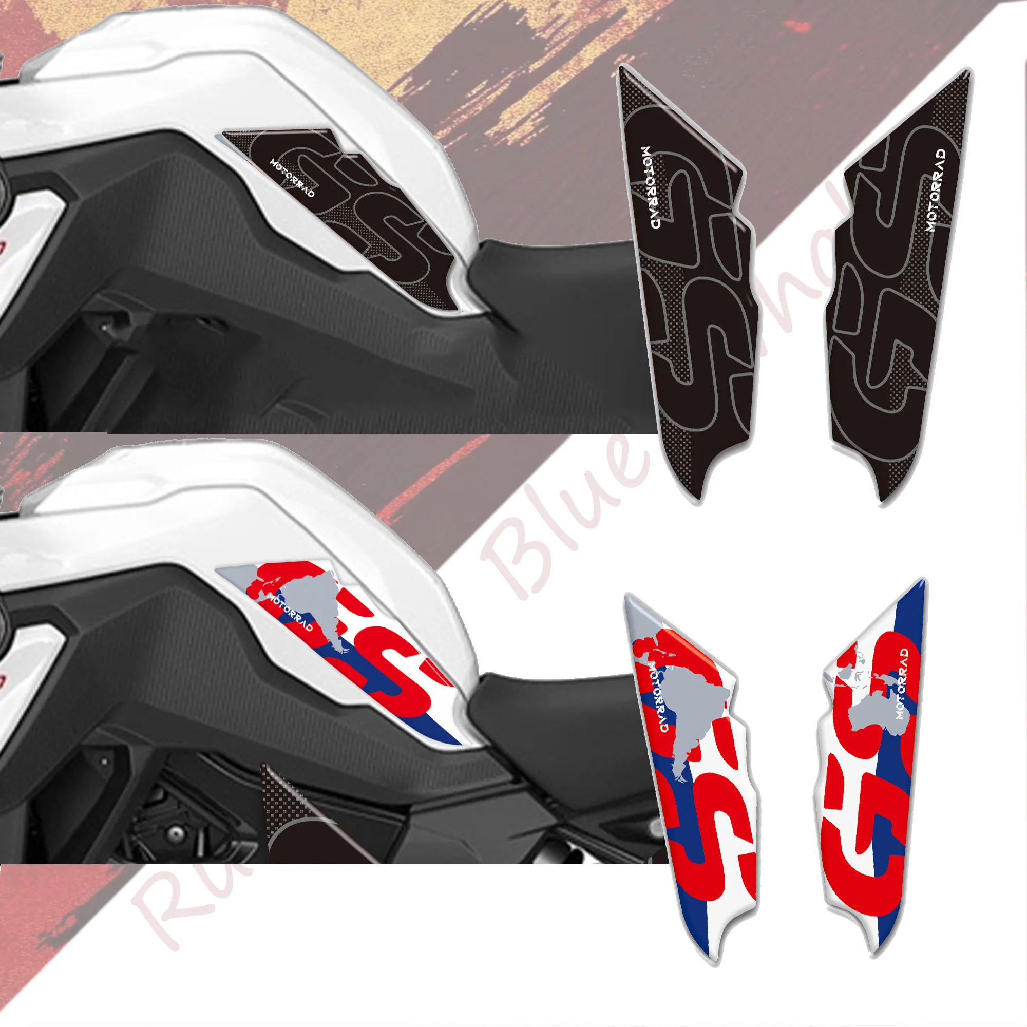 

New Stickers Kit Tank Pad 3D Protection For BMW F750 GS 2018-2024 Motorcycle Badge Logo Fairing Decoration Stickers Decal Packs