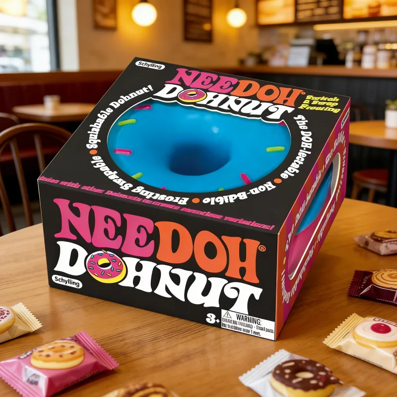 

2026 New Schylling Needoh Nice Cube Sensory Fidget Blind Box Bag Relief Anxiety Sensory Tool for Focus ADHD Calming Desk Gadget