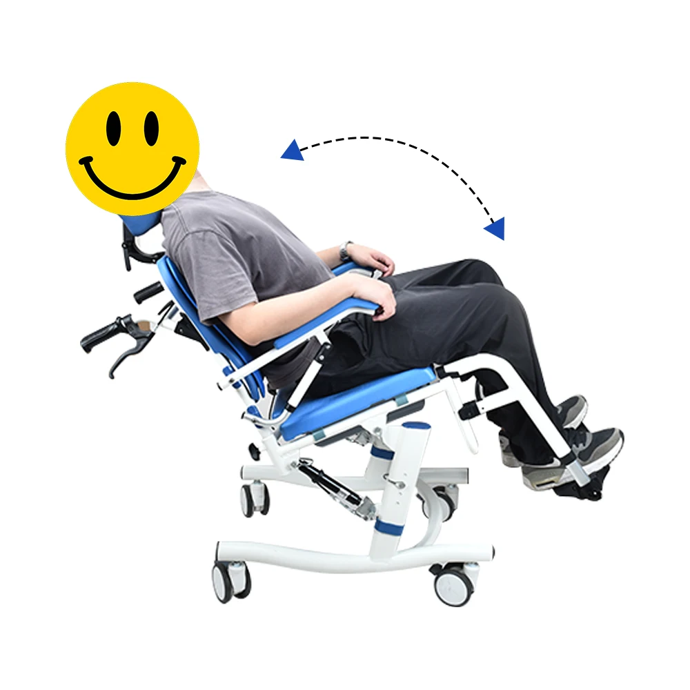 

Регулируемый по высоте стул для сейфа для унитаза 45 ° Поворотный стул-комод с откидной спинкой для пожилых людей и инвалидов