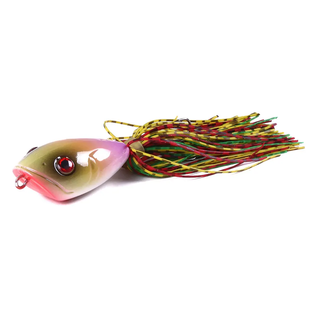 HENGJIA Topwater Frog Hard Fishing Lure 10CM-10.5g Swimbait Wobblers Frog Snakehead Lure Popper Bass Pike Bait