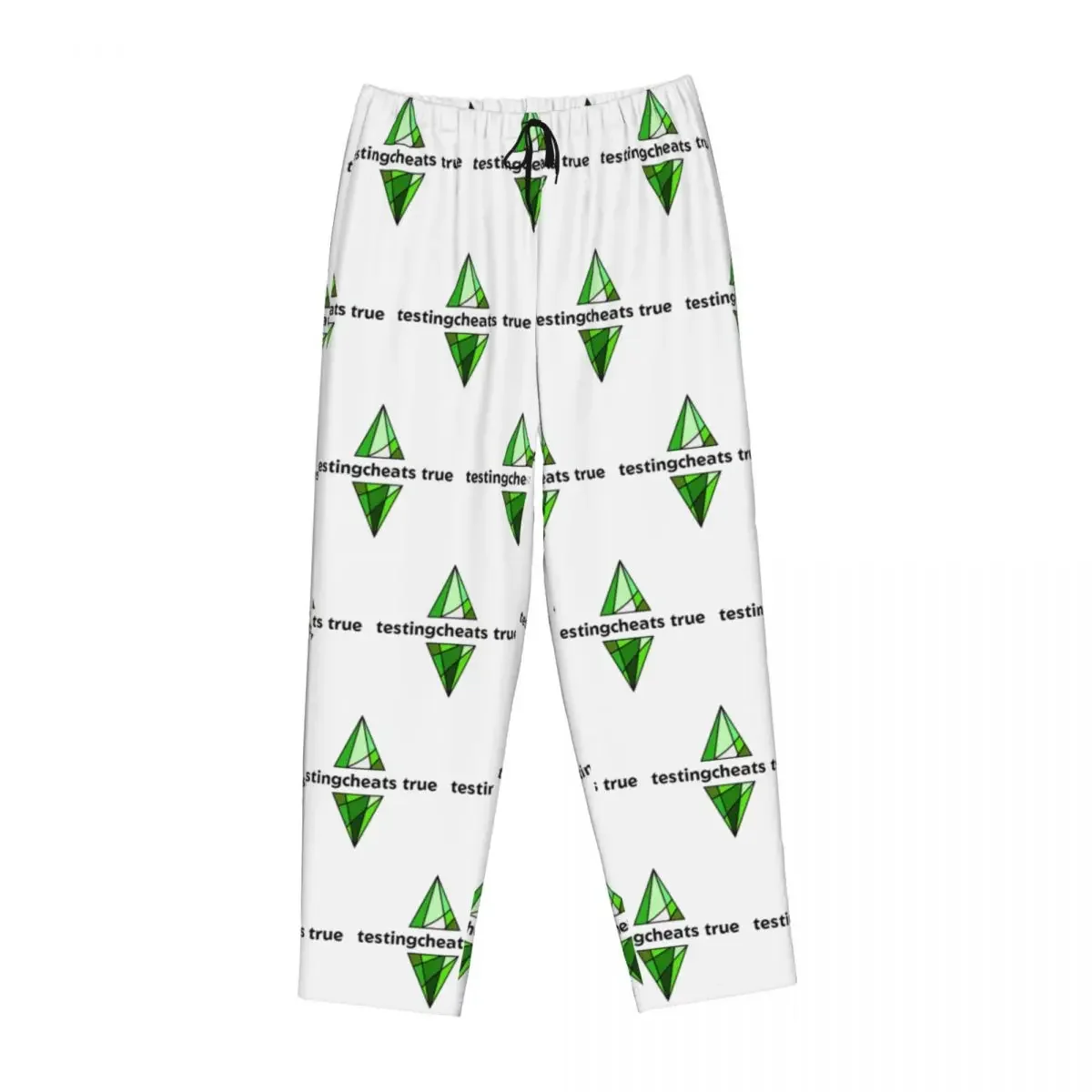 

Пижамные штаны Custom The Sims 4 - Testingcheats True Plumbob для женщин, домашние, для сна, с карманами