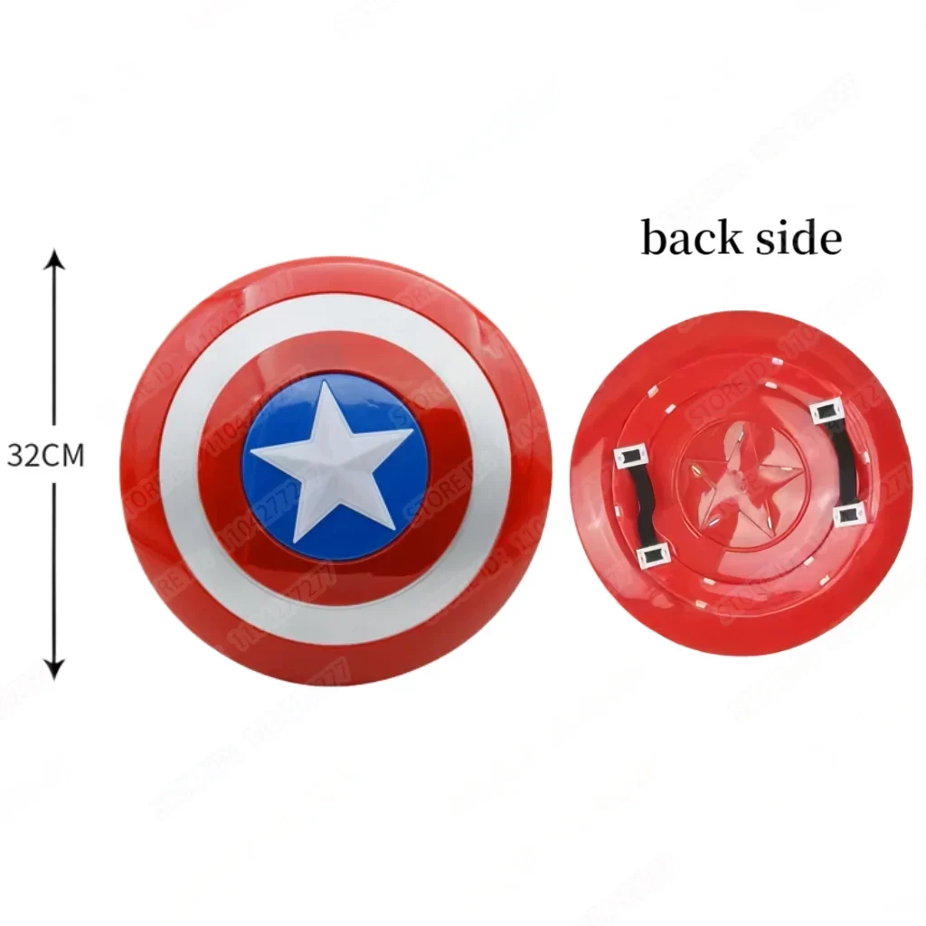 نموذج درع كابتن أمريكا التنكري للأطفال كابتن أمريكا واقي للذراع للأطفال هدية دعائم حفلات الهالوين