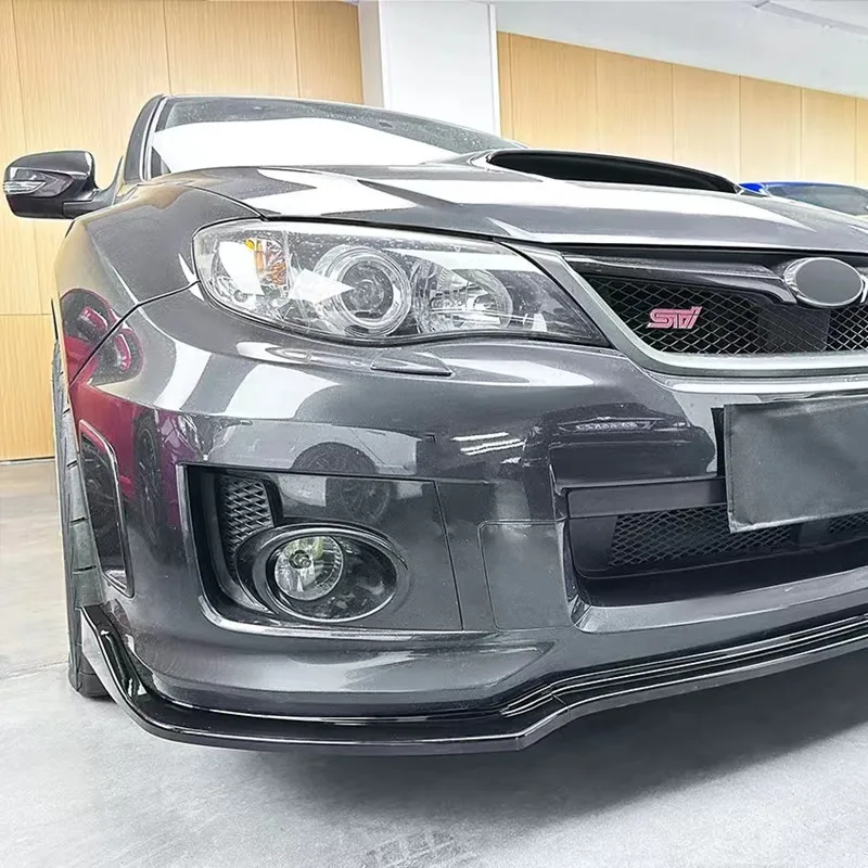 For 2011-2014 Subaru Impreza WRX STI Car Front Bumper Lip Chin Spoiler Splitter Diffuser Bodykit Exterior Tuning Accessories