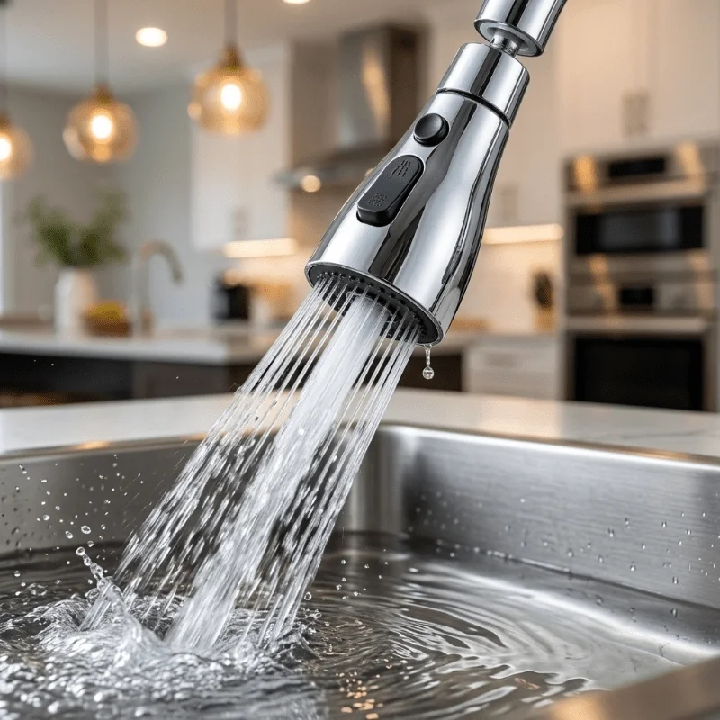 Purpose Faucet Extension with Splash Proof and Pressurized Sprinkler Three-Speed Rotatable Bubbler Kitchen Tool Accessories