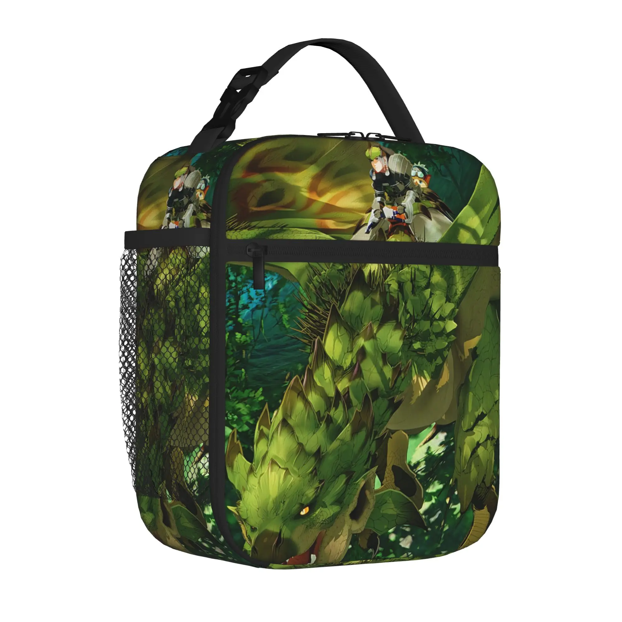 1 Piece For Students Food Container Tree Portable Pocket Monster Hunter Zipper Closure Aluminum Foil Food Pouch For Travel
