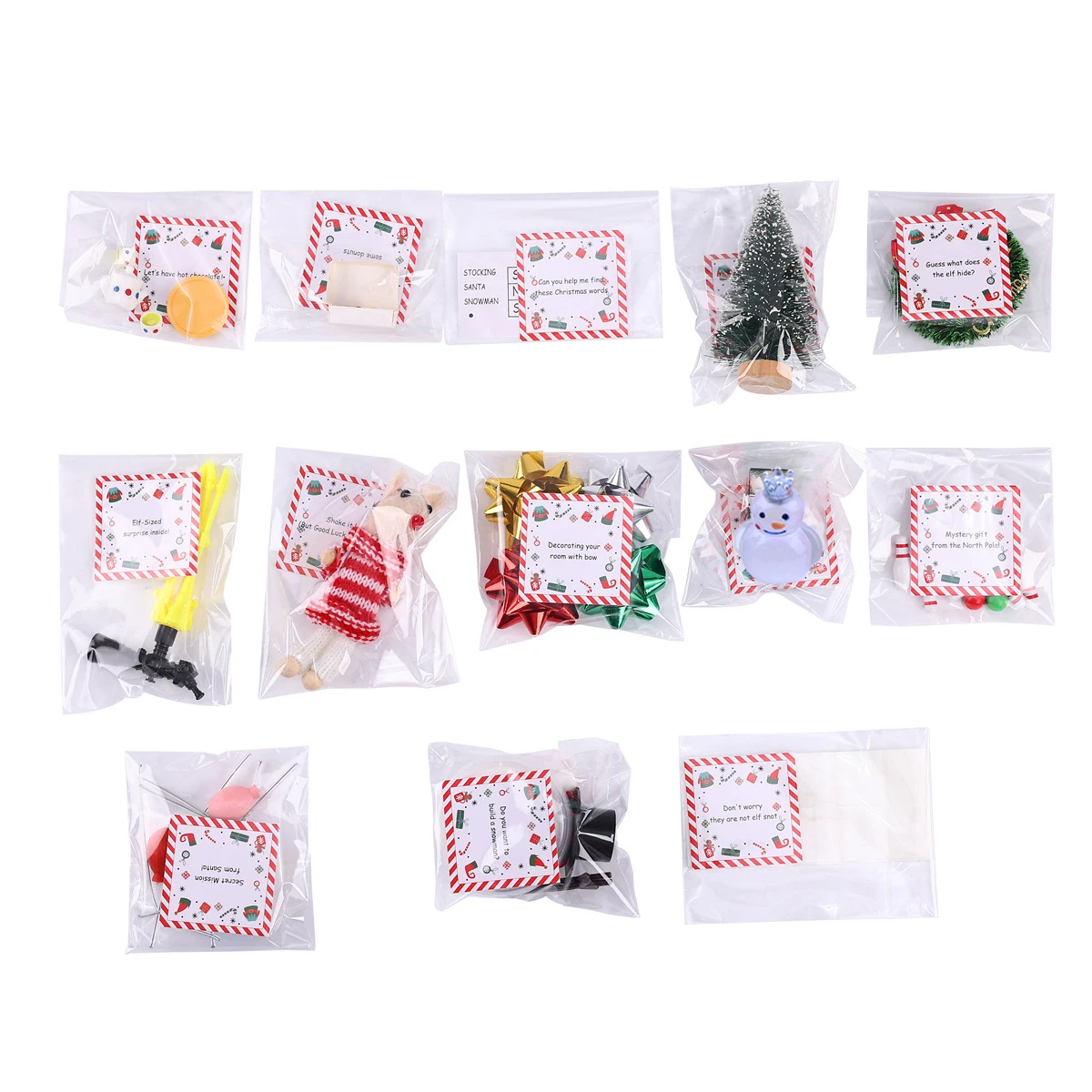 12/24 يوم عيد الميلاد وصول قزم هدية سحرية ، عيد الميلاد قزم كيت صندوق أعمى وصول مهرجان التقويم عيد الميلاد مفاجأة هدية
