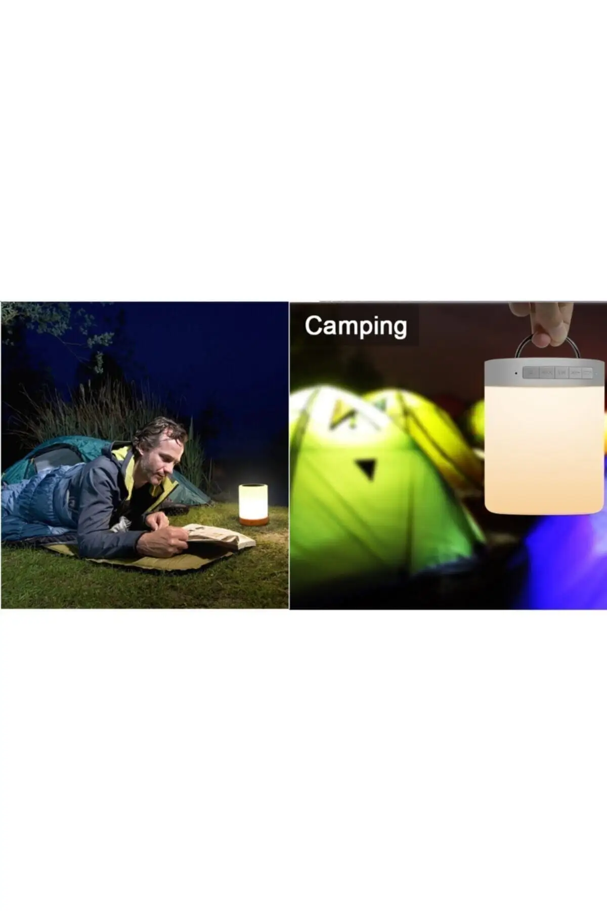 Lámpara táctil de luz nocturna, altavoz inalámbrico con Bluetooth, carga Usb, colorido, multifuncional, tendencia 2022