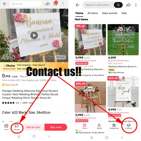 Наклейки для свадебных приветственных знаков, индивидуальные тексты для свадебных наклеек на день рождения, вечеринки, персонализированные наклейки на зеркало для свадьбы топ 10 свадебные знаки - №3