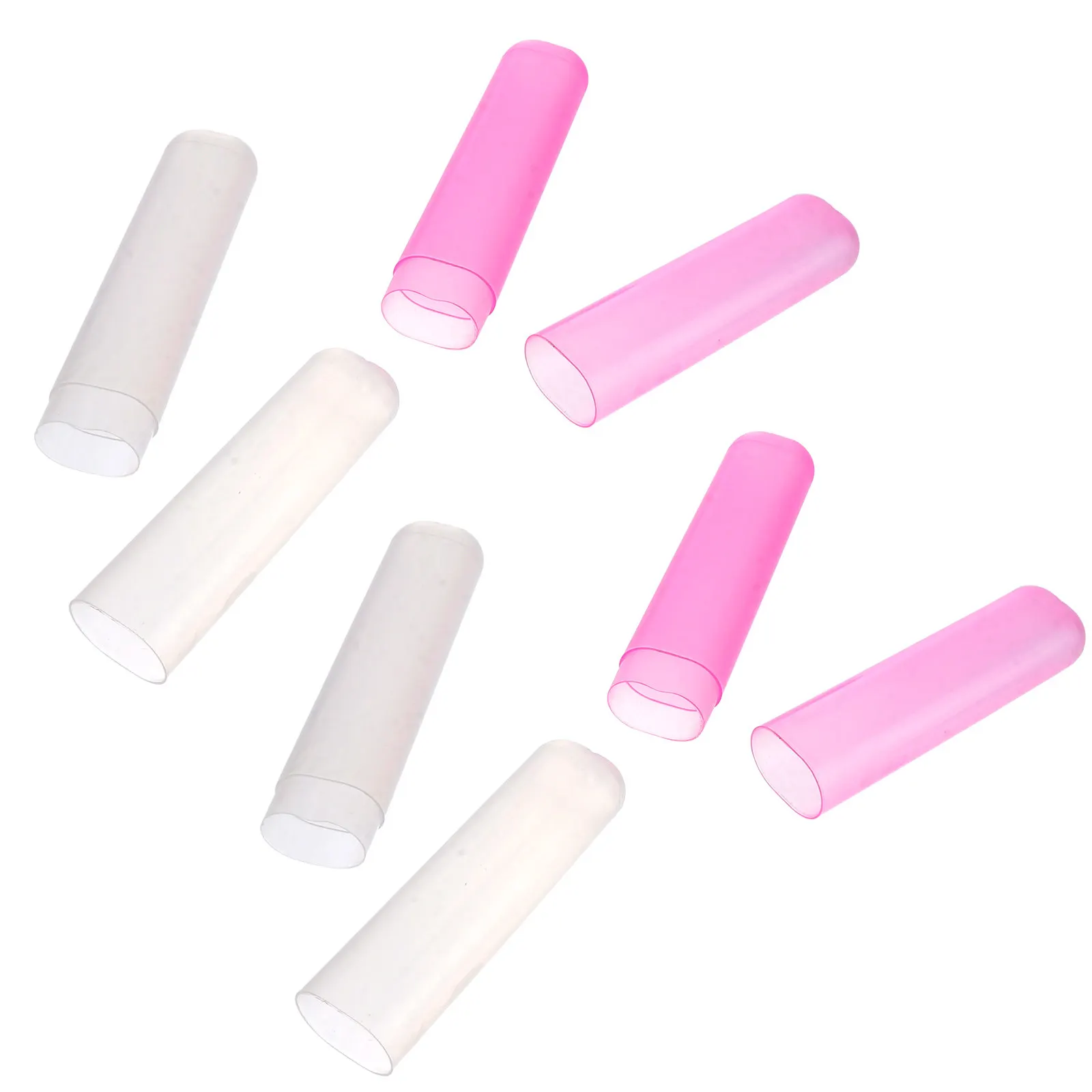 4Pcs Travel Toothbrush Case Portable Plastic Holder Lightweight Box for Camping Bathroom Hygiene Storage Toothbrush Holder