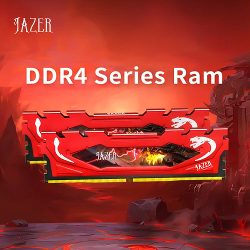 Imagen 2 del producto JAZER DDR4 Ram 16GB 8GB 32GB 3200MHz PC4 memoria para juegos de escritorio compatible con placa base memoria DDR4