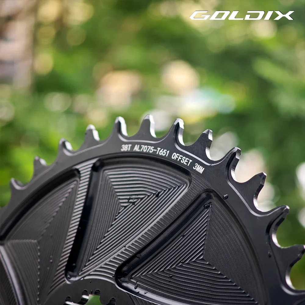 GOLDIX 3-Bolt MTB/Road Bike Chainring Wide and Narrow Teeth AERO
