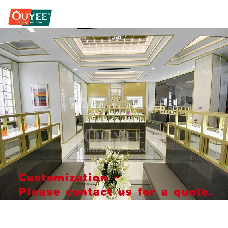 custom.Professional Retail Shop Eco Material Wall Display Store Layout Design Perfume Shop Design