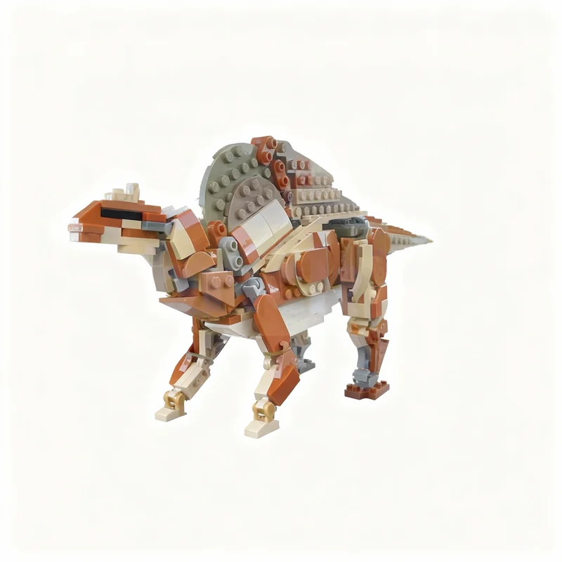 308 pièces MOC Creator 3 1 Ouranosurus Nigeriensis Modèle de blocs de construction Cadeaux de Noël Idée de jouet éducatif Briques pour enfants