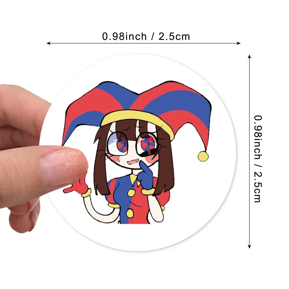 200pcs Cute Cartoon Sealing Labels Stickers Roll Kawaii Game Anime Kids Reward Sticker Decals Gifts