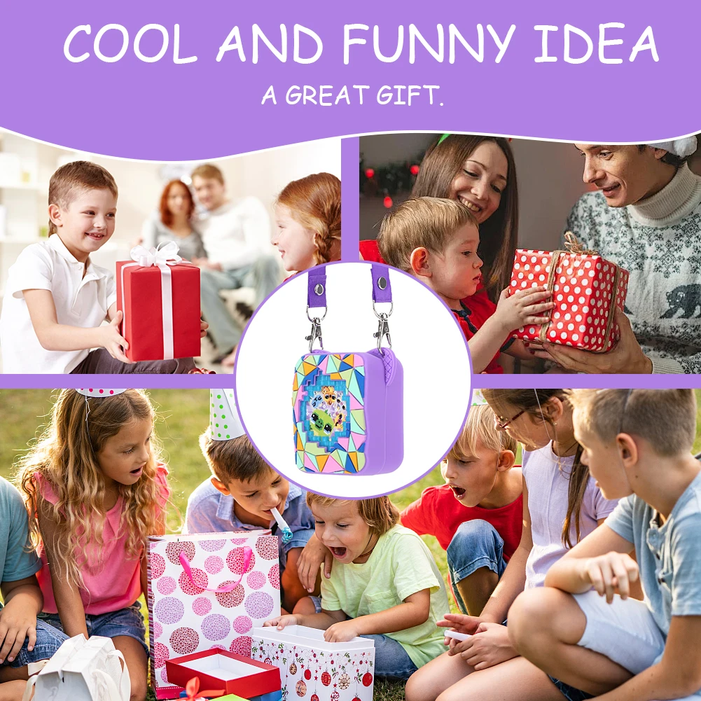 Silicone Case Cover Protective Cover Shockproof Protective Skin Sleeve Anti-Drop Protector Cover for Bitzee Magicals Digital Pet