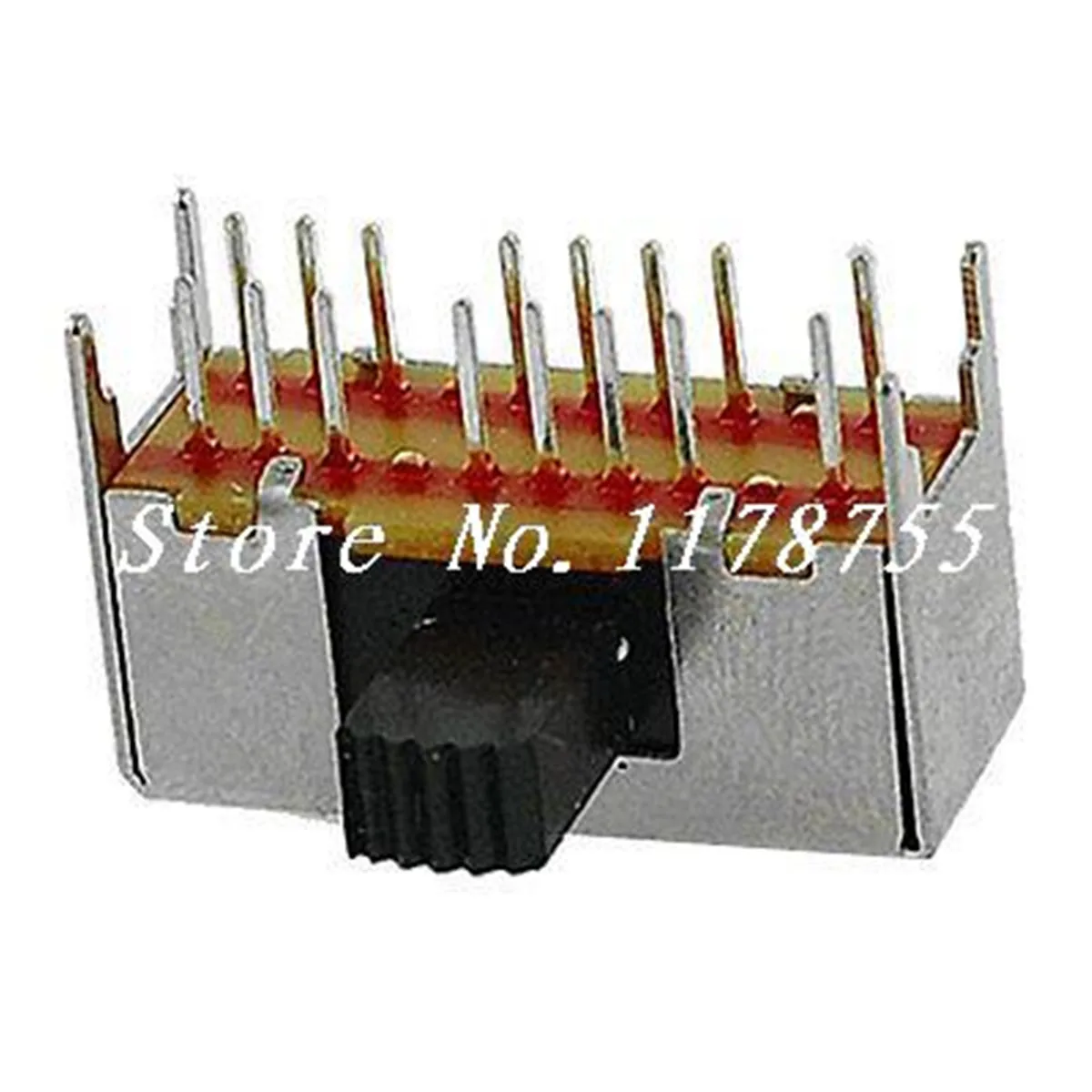 10/50/100 Pcs 16 Pin 3 Position 4P3T Panel PCB Mount Horizontal Slide Switch SK-43D03 4mm 9mm Pin Pitch