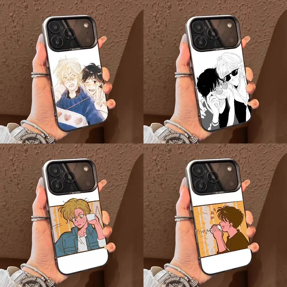 

Banana Fish Ash Lynx Eiji Okumura Phone Case For iPhone 15,17,11,14,13,16,12,E,Max,Plus,Air,Pro,Mini Black Matte Cover