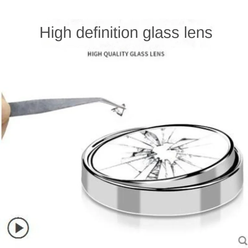 Espejo retrovisor de punto ciego para coche, espejo redondo pequeño ajustable de gran angular 360, espejo retrovisor de asistencia de marcha atrás para coche, espejo convexo