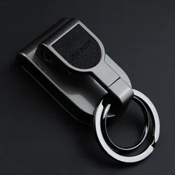 Luxury High-quality Belt Key Chain Clip Holder Waist Hanging Belts Keychain Holders Car Key Chain Buckle Creative Men Best Gift