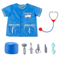 Halloween Costume Doctor Veterinarian Role Play Costume Set Kids Pet Vet Doctor Costume Pretend Play Dress Up