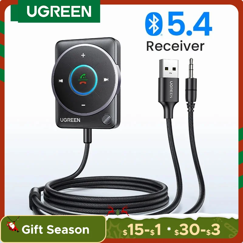 【RU】 UGREEN USB 3.5mm Wireless Bluetooth 5.4