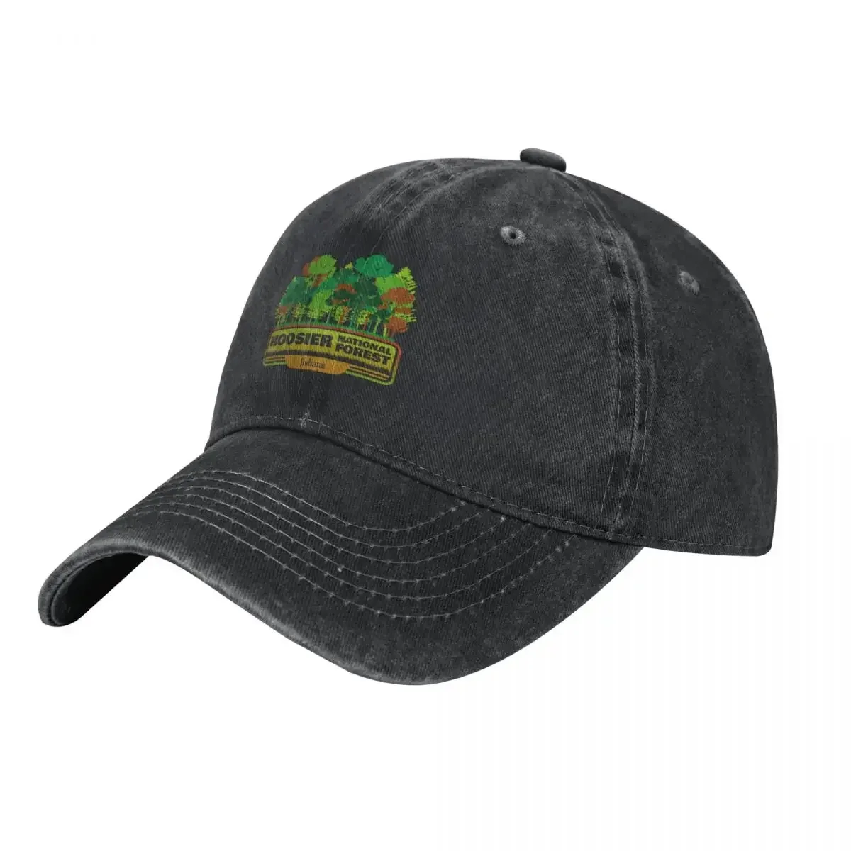 Boné de beisebol Hoosier National Forest, Indiana, Landscape Trees, chapéu masculino personalizado, chapéu masculino de marca de luxo, feminino
