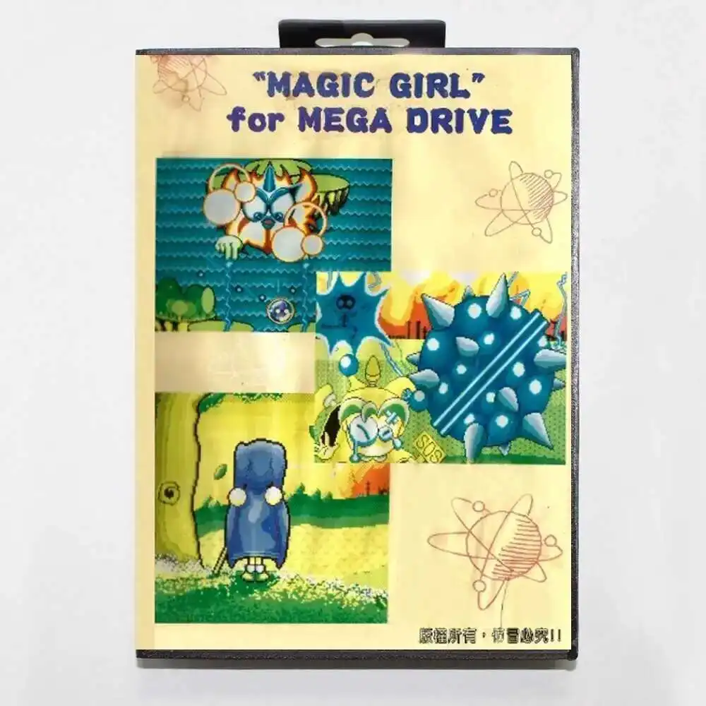 Hot Sale MAGIC GIRL Game Card With Retail Box 16bit MD Cart For Sega Mega Drive/Genesis System