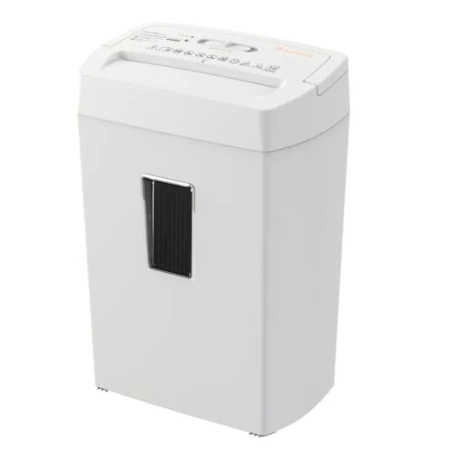 

12-Sheet Cross Cut Shredder P-4 High Security Shredding 5.5 Gal Heavy Duty for Home Office Shreds Paper Credit Card Mail Staple
