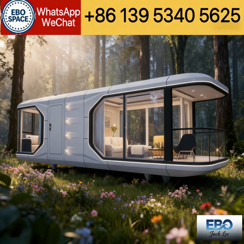 Secure Steel Expandable Container House Modular Structure Suitable for Harsh Environment Housing Projects