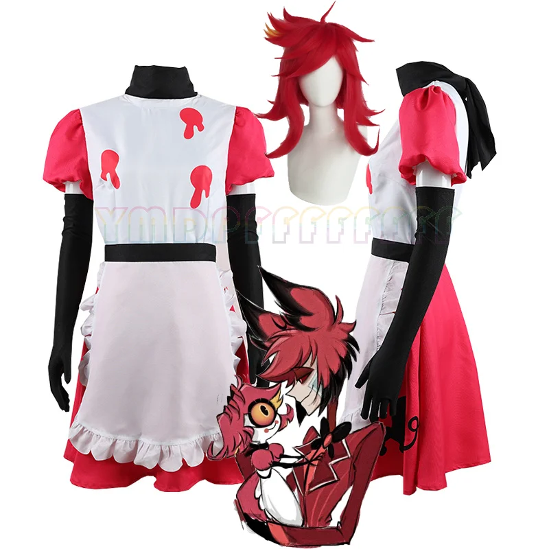 Hotelmanagerin Neferty, Cosplay-Kostüme, Röcke, Schürzen, Handschuhe, Schals, Halloween- und Oster-Fantasiekostüme, Perücken